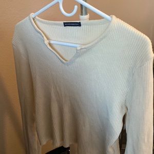 Cream Brandy Melville top